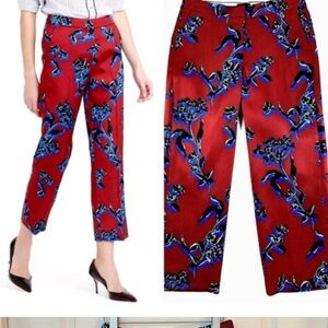 NWT J Crew Asian inspired floral pant